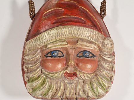 Carved Wood Santa Claus Handbag by Timmy Woods Online now