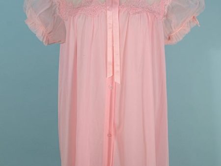 SOLD Vintage Pink Peignoir Robe Penny s SZ 36 Online Sale