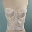 Vintage Strapless White Lace Corset by Goddess 38B Sale