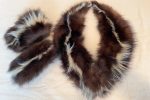 SOLD Vintage Fur Collar Collar and Cuff Set, Replacement or Costume Prop Study, 3 Piece Set For Discount