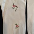 SOLD Vintage Embroidered White Kid Leather Gloves, SZ 7 For Discount