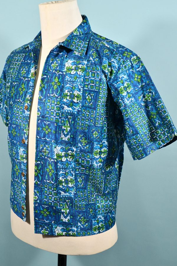 Vintage 60s Hawaiian Shirt, Aloha Shirt Jac XS or Youth Size Supply